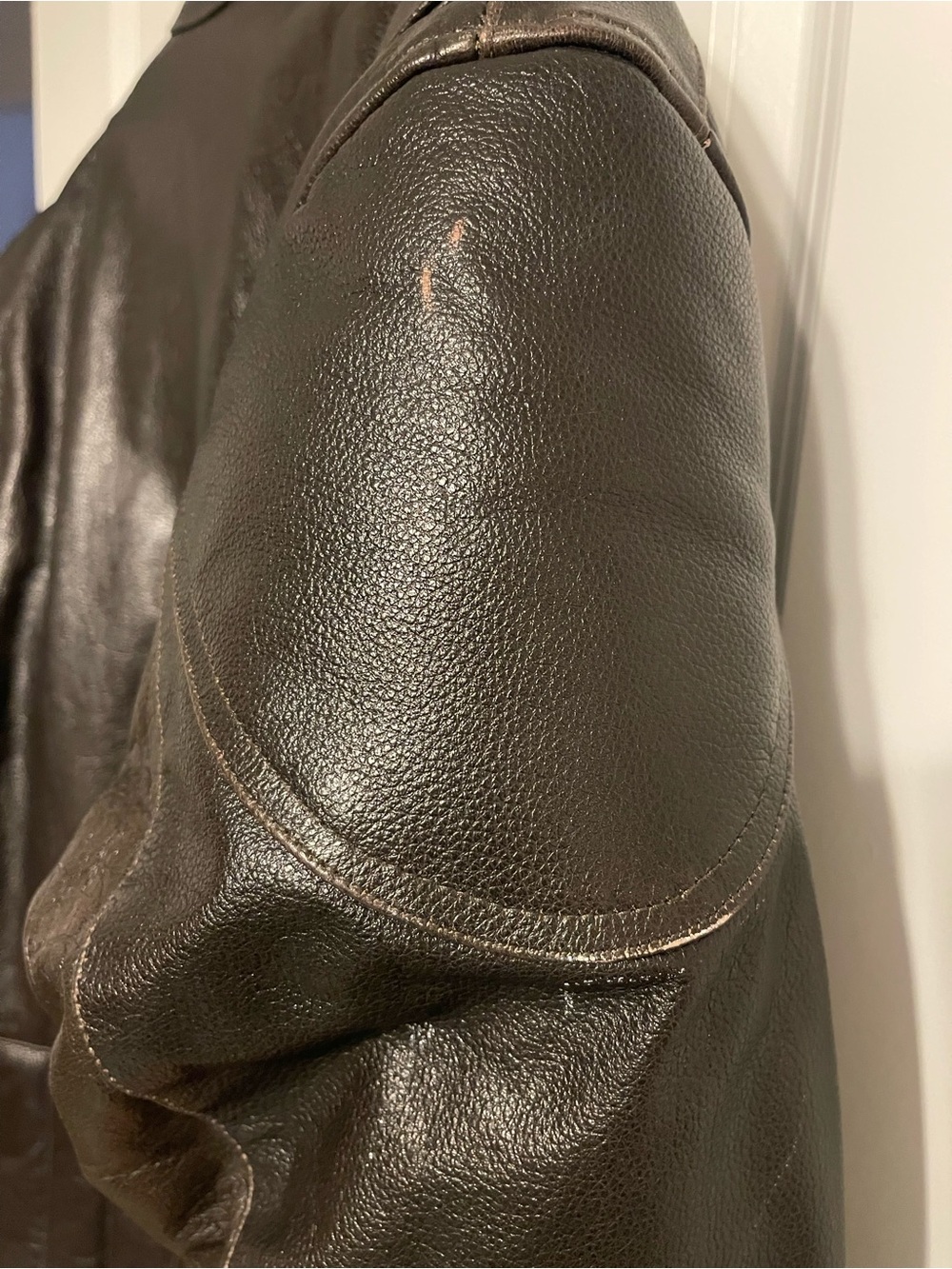 Men's Brown Leather Performance Riding Jacket - Picture 14 of 16